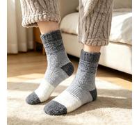 1 Pair Fuzzy Socks for Women Men, Soft Plush Warm Sleeping Socks | Ultra Soft Plush Fleece Lining, Thick, Cozy, High Stretch, Comfy Cuff, for Home & Sleep, Cabin Gifts Socks 17.5x15x7.5cm