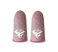 1 Pair Game Finger Sleeve Thumb Finger Cot Mobile Game Fingertip Cover Conductive Silver Fiber Controller Breathable Game Gloves