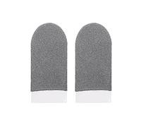1 Pair Gaming Finger Sleeves Game Gloves Breathable Thumb Finger Cots Fingertip Cover for Mobile Games PUBG/COD/LOL/ROS