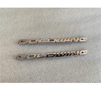 1 Pair GL 1800 3M ABS 3D Battery Cover Emblem Side Fairing Sticker Decal Logo Symbol Mark Chrome For Honda Goldwing GL1800 Decorate (Color : Silver)