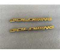 1 Pair GL 1800 ABS 3D Battery Cover Emblem Side Fairing Sticker Decal Symbol Mark Chrome For Goldwing GL1800