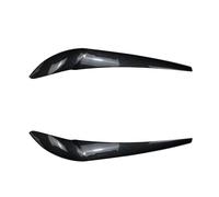 1 Pair Glossy Black Carbon Car Front Headlight Eyebrow Eyelid Lamp Light Eyebrows Sticker Fit For BMW X3 F25 X4 F26 2014-2017 ABS automotive headlight brow