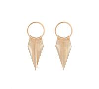 1 Pair gold Metal Tassel Earrings for Women Multi-layers Thread Fashion Jewelry Geometric Dangle Earring boucle Handy and professional