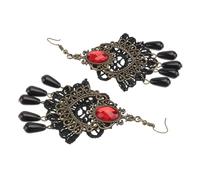 1 Pair Gothic Earring Earrings for Women Noble Ear Pendant Lace Earrings