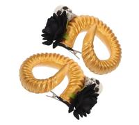 1 Pair Gothic Sheep Horns Hair Clips Unique Cosplay Accessory for Halloween Easy to Wear Versatile Hairpin for Costumes and Fashion for Parties and Events