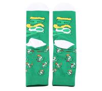 1 Pair Green Dinosaur Cotton Stocking Dinosaur Egg Video Gamer Inspired Socks Housewarming Graduation Gift for Him or Her (Yoshi)