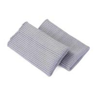 1 Pair Grey Knit Cuff Pair 9.8cm*9.5cm Spandex Cotton Cuff Tubular Ribbing Fabric Ribbed Cuffs Replacement for Pants,Coats,Sweaters,Shirts