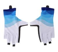 1 Pair Half Finger Fishing Gloves Stretch Lightweight for Sailing