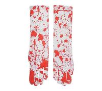 1 Pair Halloween Bloody Gloves Cosplay Party Funny Scary Blood Splattered Gloves Costume Accessories