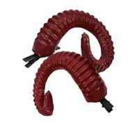 1 Pair Halloween Hair Clip Costume Horns Tail Devil Tiefling Horns Fish Headband Horse Ears Goat Hair Decoration Hair Clips for Cosplay Hairclip Decor Chic Hair Clip Brown Pe Generic