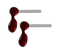 1 Pair Halloween Terrorism Bloody Earrings Punk Red Blood Drop Ear Stud Gothic Cosplay Earrings Women Girls Jewelry Role Playing Accessories