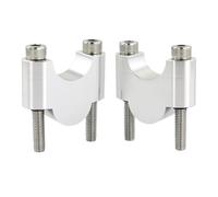 1 Pair Handlebar Riser For TT 350 1986-1992 For TT 600 1983-1998 For XV 535 Virago 1998-2003 22mm 7/8" Handlebar Risers Handle Bar Clamp Risers(Silver Riser 30mm)