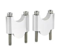 1 Pair Handlebar Riser For TT 350 1986-1992 For TT 600 1983-1998 For XV 535 Virago 1998-2003 22mm 7/8" Handlebar Risers Handle Bar Clamp Risers(Silver Riser 40mm)