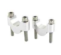 1 Pair Handlebar Riser For WR250F 2003-2006 For WR250R 2008-2024 For WR125R/X 2009-201822mm 7/8" Handle Bar Clamp Risers(Silver Riser 20mm)