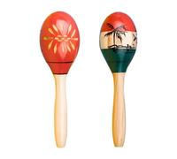 1 Pair Hardwood Maracas Wood Rattles Percussion Instruments Wooden Shaker for Percussion Enthusiasts