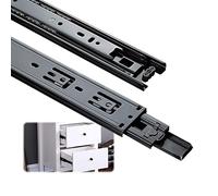 1 Pair Heavy Duty Drawer Runners 250 300 400 500 Mm Full Extension Ball Bearing Drawer Slides, for Cabinet Furniture Drawer Slides, Strong and Solid Runners, Load Capacity 45kg
