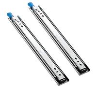 1 Pair Heavy Duty Locking Drawer Slides, 260lb Capacity, Full Extension Ball Bearing Runners, 14in (350mm) for Kitchen, Office, Garage Storage Solutions