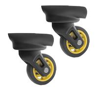 1 Pair Heavy Duty Luggage Wheel Replacement Trolley Casters 360 Degree Suitcase SilentWheels Hardware Repair