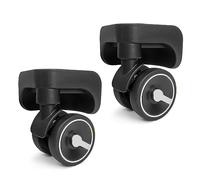 1 Pair Heavy Duty Luggage Wheel Replacement Trolley Casters 360 Degree Suitcase SilentWheels Hardware Repair