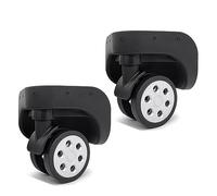 1 Pair Heavy Duty Luggage Wheel Replacement Trolley Casters 360 Degree Suitcase SilentWheels Hardware Repair