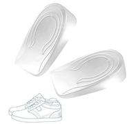 1 Pair Heel Lifts, 2 cm Heel Wedge Inserts, Gel Insoles Cushion for Shoes | Silicone Height Increase Insoles for Shoes Men and Women, Universal Invisible Heel Lifts Shoe Inserts for Heel Pain