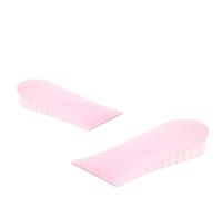1 Pair Height-Increasing Insoles Women Men Half Insole Air-Cushioned Height-Increasing Insoles 2cm/3.5cm/5cm(Pink,5cm)