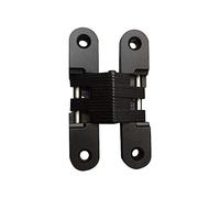 (1 Pair) Hidden gate Hinge Stainless Steel Invisible Door Hinges Concealed Barrel Wooden Box Black