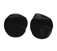 1 Pair Hidden Non-Slip Forefoot Pad for High Heels, Sponge Cushion Inserts, Breathable Sweat Absorbing, Reusable Fit for Left and Right, Black Beige (Black)