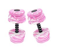 1 Pair High Density Foam Dumbbell Exercise Dumbbell Fitness Barbell Water Fitness Exercise Equipment Aquatic Dumbbell Water Resistance Training Swimming Pool