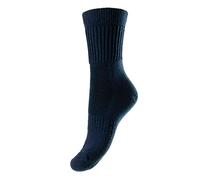1 Pair HJ Comfort Top Gardening Socks HJ607 Navy 4-7