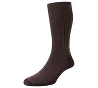 1 Pair HJ Indestructible Chunky Knit Socks HJ7 Brown 6-11