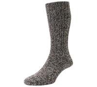 1 Pair HJ Merino Wool Boot Socks HJ213 Brown Marl 6-11