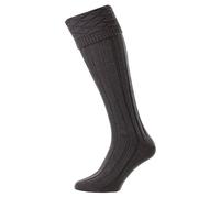 1 Pair HJ Premium Wool Blend Kilt Socks HJ867 Charcoal 10-13