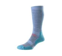 1 Pair HJ Protek Adventure Trek Socks HJ701 Denim/Turquoise 6-11