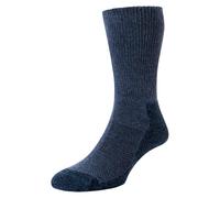 1 Pair HJ Rambler All Season Comfort Cotton Wool Sock HJ807 Navy 6-11
