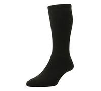 HJ Hall - Men's Wool Diabetic Socks - 1 Pair - Size 11-13 - Black