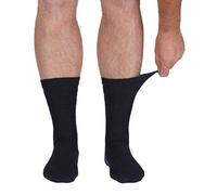 1 Pair HJ Wool Extra-Wide Softop Socks HJ190H Navy 11-13