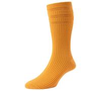 1 Pair HJ Wool Softop Socks HJ90 Ochre 6-11