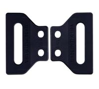 [1 Pair] HolsterSmith MM Wings - Holster Belt Loops - (Fits Belts up to 1.50 Inches) - (No Hardware) - Black - USA Made - Kydex & Leather Holster Making