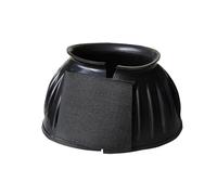 1 Pair Horse Bell Boots Tough, Non-Slip Hoof Guard Horse Boots for Horses Front Feet, Rubber Bell Boots Large, Protects Horse Hooves(black,L)