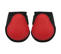 1 Pair Horse Hind Leg Tendon Boots, Horse Support Boots for Jumping Running High Speed Sports, Protective Exercise Boots with Soft Lining for Equestrian Training and Competition (Red hind legs M)