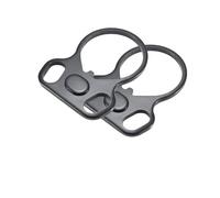 1 Pair Hunting End Plate Dual Loop Ambidextrous Sling Adapter Match with AR-15 M4