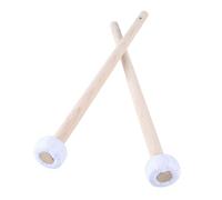1 Pair Instrument Accessory Drum Percussion Hammer Cotton Linen Head Percussion Timpani Sticks For Drum