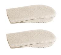 1 Pair Invisible Heel Lifting Inserts Imitation Wool Height Increase Shoe Short Boot Insoles Pads for Men and Women