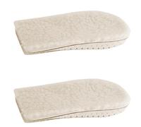 1 Pair Invisible Heel Lifting Inserts Imitation Wool Height Increase Shoe Short Boot Insoles Pads for Men and Women