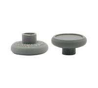1 Pair Joystick Caps for Retroid Pocket 5 Anti-Slip Thumb Grips for RP5 Enhanced Grip & Comfort for Gaming Durable Replacement Covers (Grey) (Concave surface)