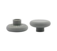 1 Pair Joystick Caps for Retroid Pocket 5 Anti-Slip Thumb Grips for RP5 Enhanced Grip & Comfort for Gaming Durable Replacement Covers (Grey) (Plane)