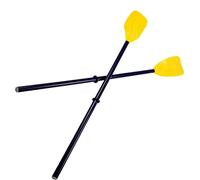 1 Pair Kayak Paddle, Detachable Canoe Paddle, High Strength PVC Inflatable Boat Oars Adjustable Lightweight Ribbed French Oar Set for Inflatable Boat Water Sports