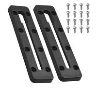 1 Pair Kayak Track Plastic Rail Accessories Mount for Fishing Rod Holder Cup Paddle Anchor Cleats Finders Gear Marine Use Space Management
