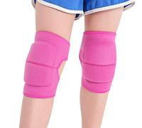 1 Pair Kids Adjustable Knee Pad Sports Protective Gear Sponge Padded Crushproof Knee Pad Knee Brace Support Sleeve Warmer Breathable Thicken Knee Protector Pad for Skateboard Roller Cycling Skating